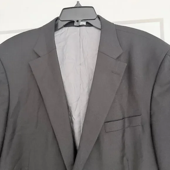 Peter Millar 100% Wool Blazer Black 48R Classic Fit